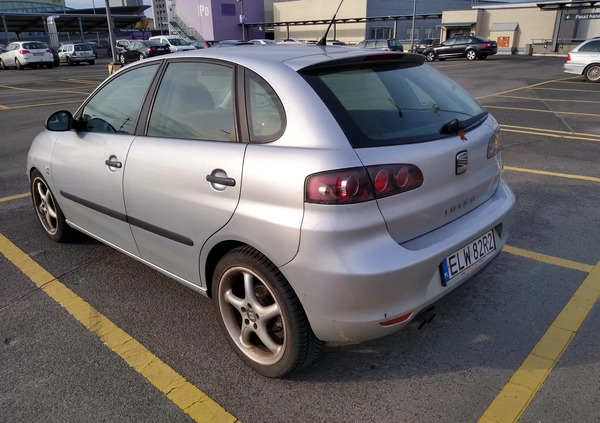 Seat Ibiza cena 8000 przebieg: 280000, rok produkcji 2006 z Łódź małe 79